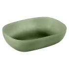 Green Bathroom Composition Including Accessories and Ground Cabinet - Georges Viadurini