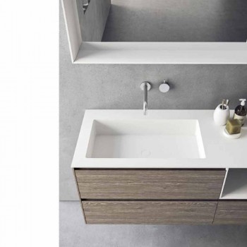 Bathroom Furniture Composition, Modern and Suspended Design Made in Italy - Callisi8