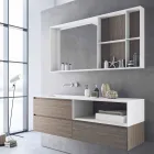 Bathroom Furniture Composition, Modern and Suspended Design Made in Italy - Callisi8 Viadurini