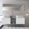 Modern Design Suspension Bathroom Composition Made in Italy - Callisi14