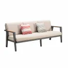 Outdoor Composition 3 Seater Sofa, 2 Armchairs and Coffee Table - Moira Viadurini