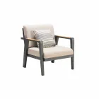 Garden Composition 2 Seater Sofa, 2 Armchairs and Coffee Table - Moira Viadurini
