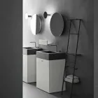 Floor Composition of Modern Design Bathroom Furniture - Farart10 Viadurini