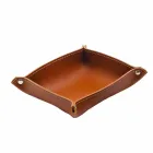 Modern Design Office Composition in Leather Made in Italy - Giulio Viadurini