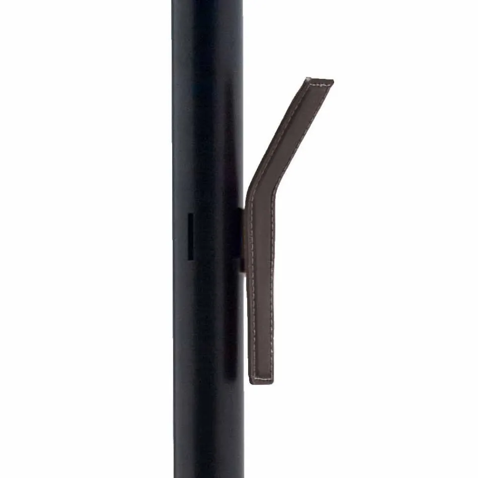 Modern Design Office Composition in Leather Made in Italy - Andrea Viadurini