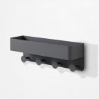 Composition of 2 Object Shelves with Coat Hanger -Lou Viadurini