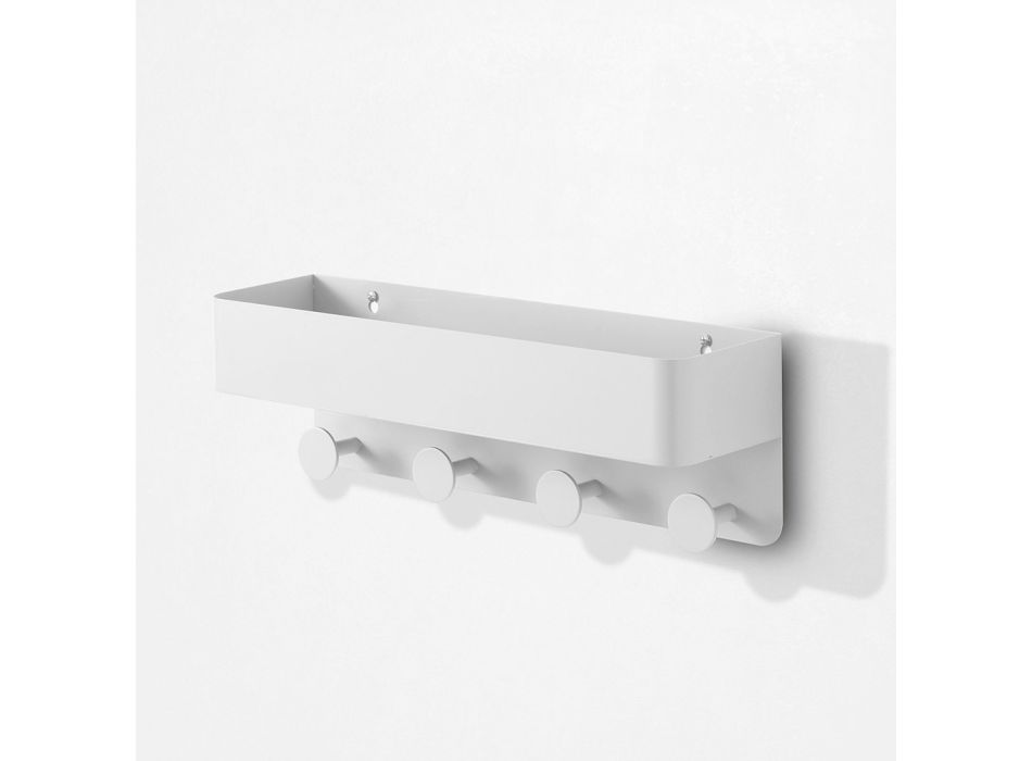 Composition of 2 Object Shelves with Coat Hanger -Lou Viadurini