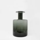 Composition of 3 Decorative Vases in Smoked, Blue and Amethyst Glass - Infinity Viadurini