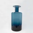 Composition of 3 Decorative Vases in Smoked, Blue and Amethyst Glass - Infinity Viadurini