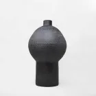 Composition of 4 Decorative Vases in Black and White Ceramic - Calicanto Viadurini