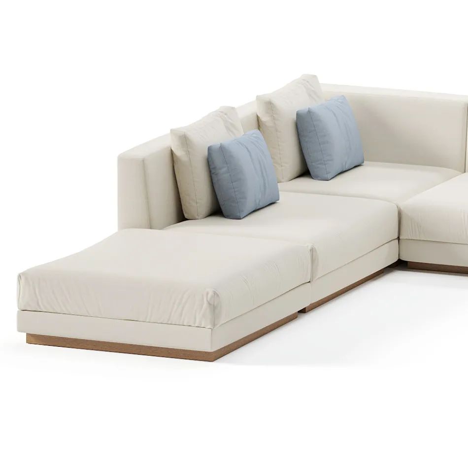 Composition of Garden Sofa Made in Italy - Rubik Viadurini
