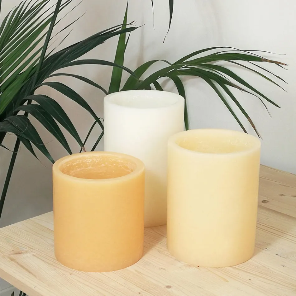 Composition of Scented Lanterns with Tealight Made in Italy 3 Pieces - Terna Viadurini