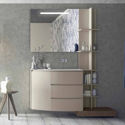 Composition of Furniture for the Bathroom of Modern Design - Callisi13 Viadurini