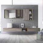 Composition of Modern Bathroom Furniture, Suspended Design Made in Italy - Callisi6 Viadurini