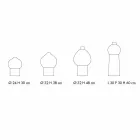 Composition of Decorative Ceramic Vases, Modern Design - Positano Viadurini