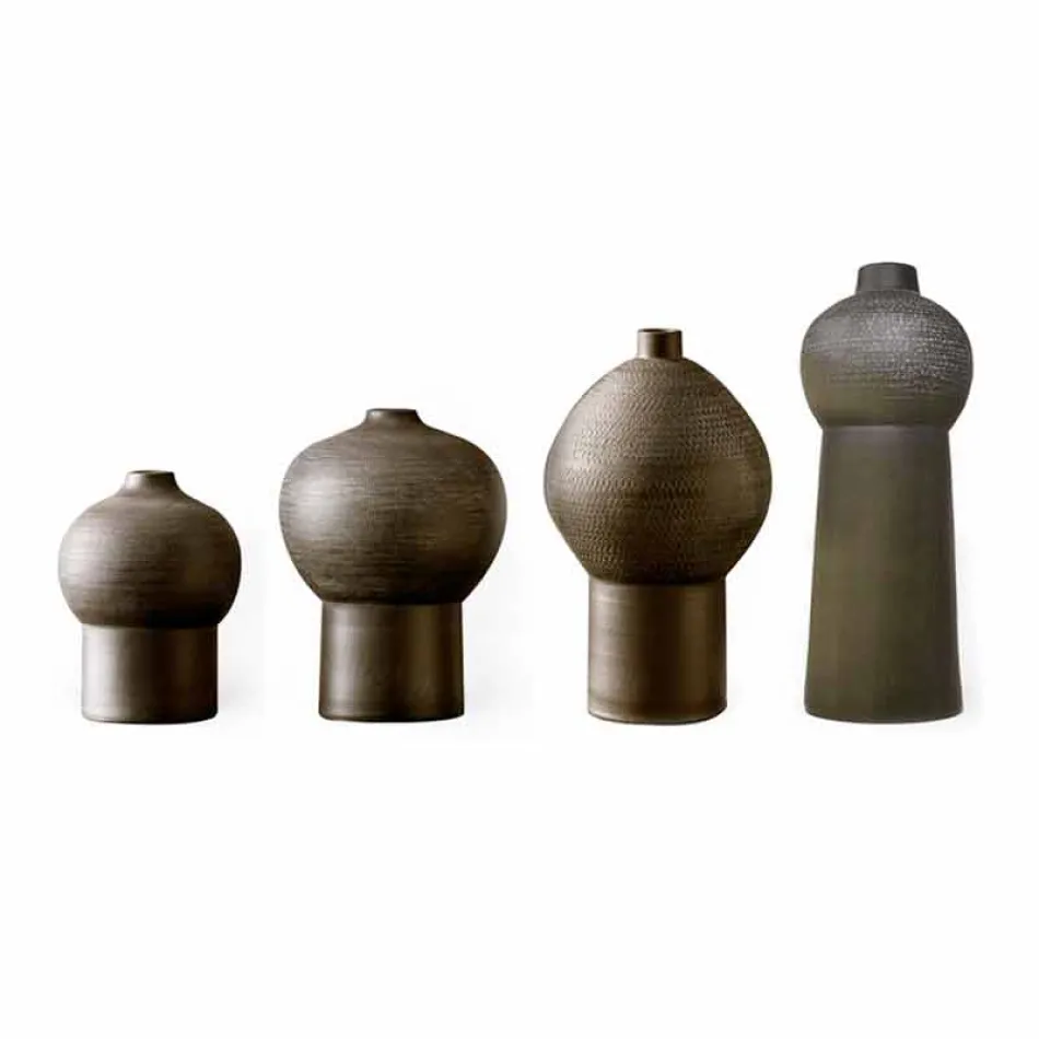 Composition of Decorative Ceramic Vases, Modern Design - Positano Viadurini