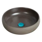 Free Standing Bathroom Cabinet Composition Blue Color including Accessories - Maryse Viadurini