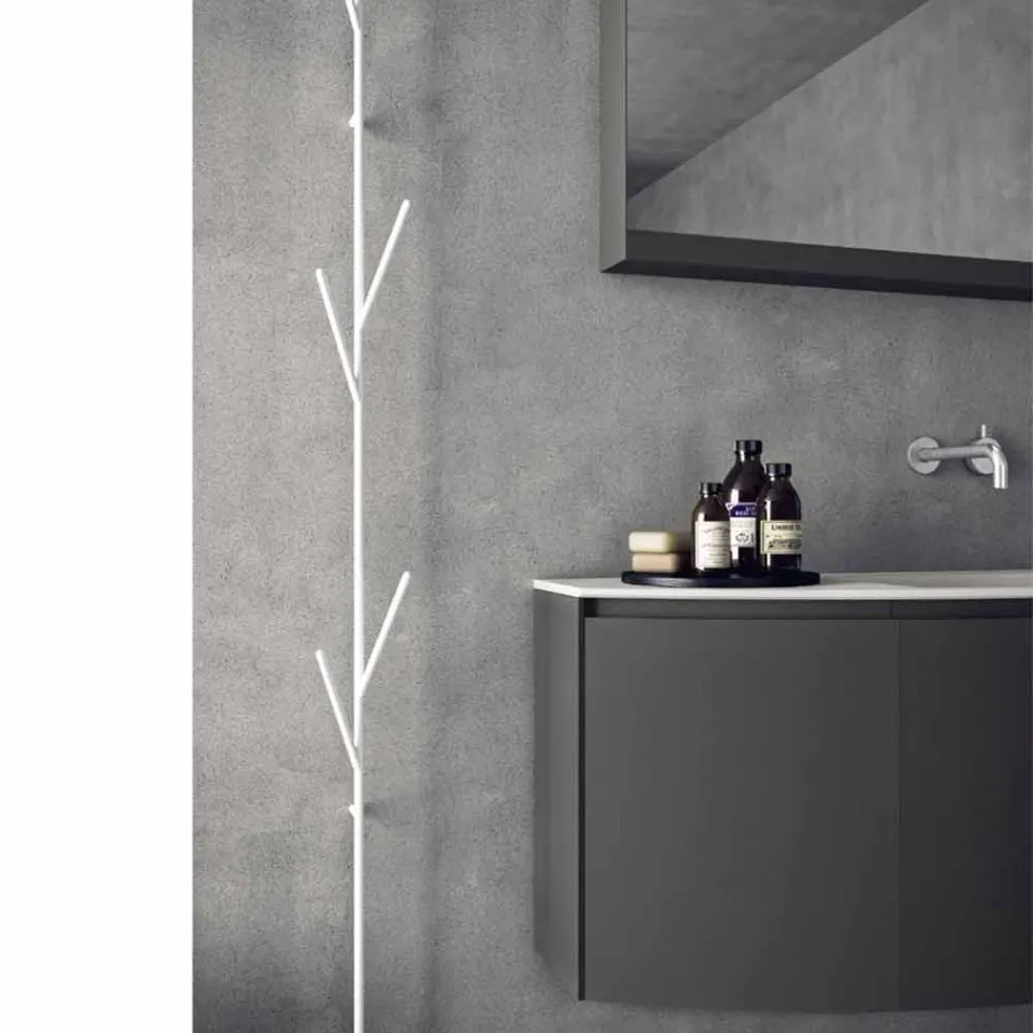 Modern Design Suspended Bathroom Furniture Composition - Callisi3 Viadurini