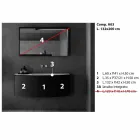 Modern Design Suspended Bathroom Furniture Composition - Callisi3 Viadurini