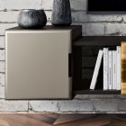 Composition of Living Room Wall Furniture in Mdf Made in Italy - Malene Viadurini