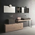 Modern Bathroom Composition of Ground Design Furniture Made in Italy - Farart6