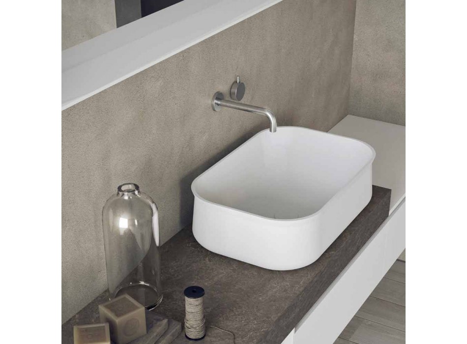 Modern and Suspended Composition of Design Bathroom Furniture - Callisi2 Viadurini
