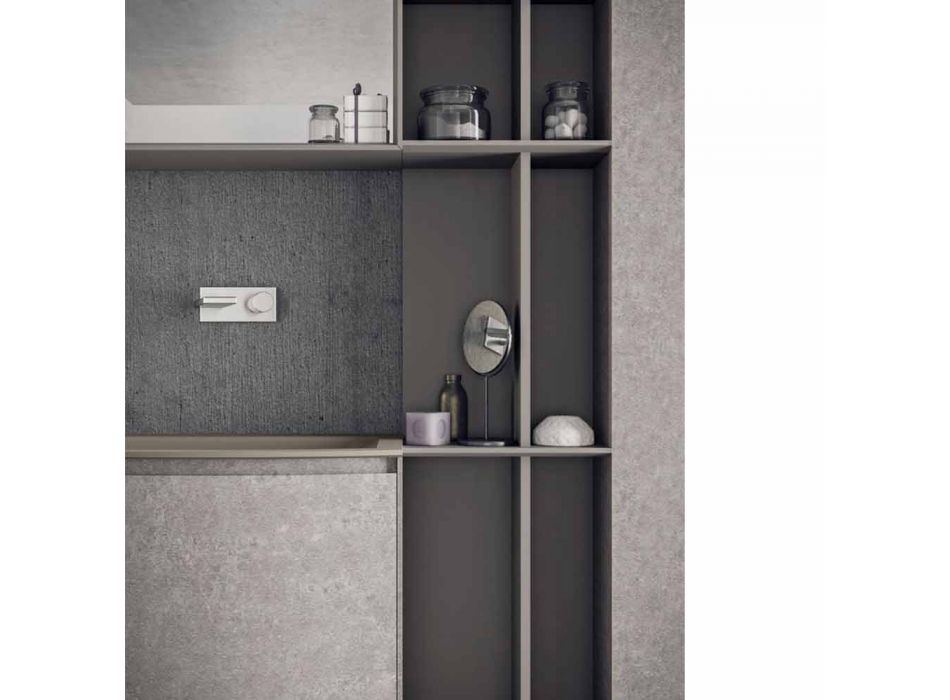 Bathroom Composition, Modern Italian Design Suspension - Callisi10