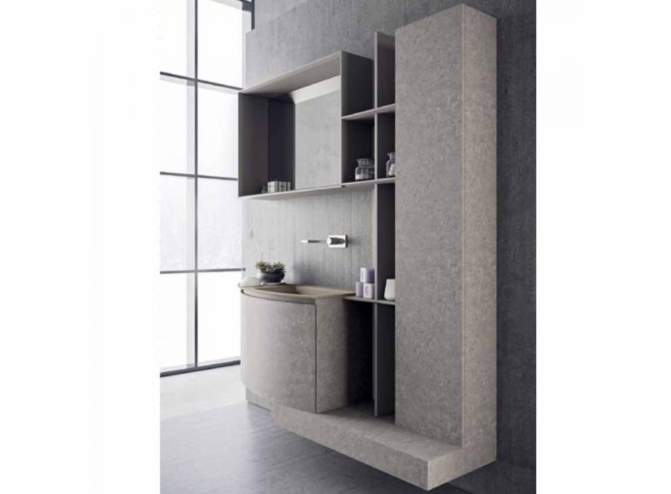 Bathroom Composition, Modern Italian Design Suspension - Callisi10