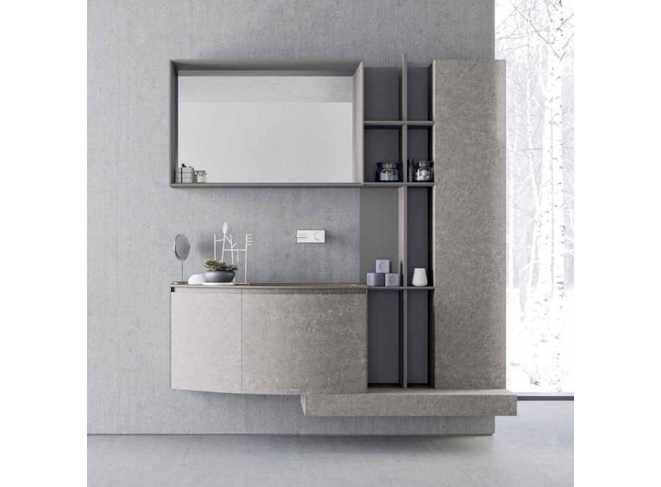 Bathroom Composition, Modern Italian Design Suspension - Callisi10 Viadurini