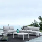 Outdoor Living Room Composition in Aluminum and Fabric, Homemotion - Francine Viadurini