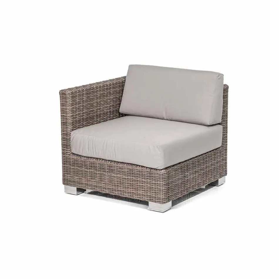 Composition living from crafts garden Ania, modern design Viadurini