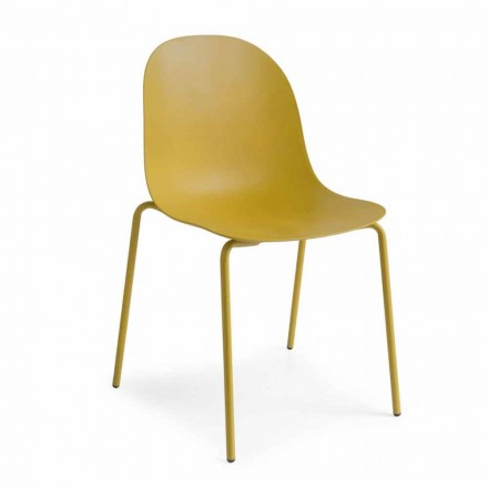 Connubia Calligaris Academy design polypropylene chair, 2 pieces Viadurini