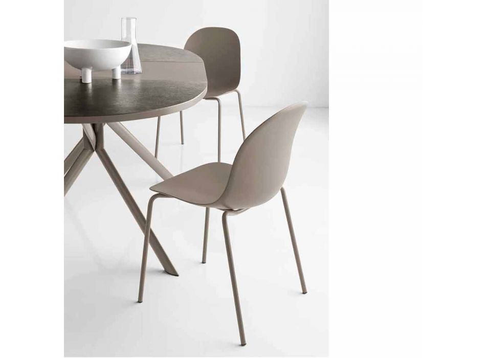 Connubia Calligaris Academy design polypropylene chair, 2 pieces Viadurini