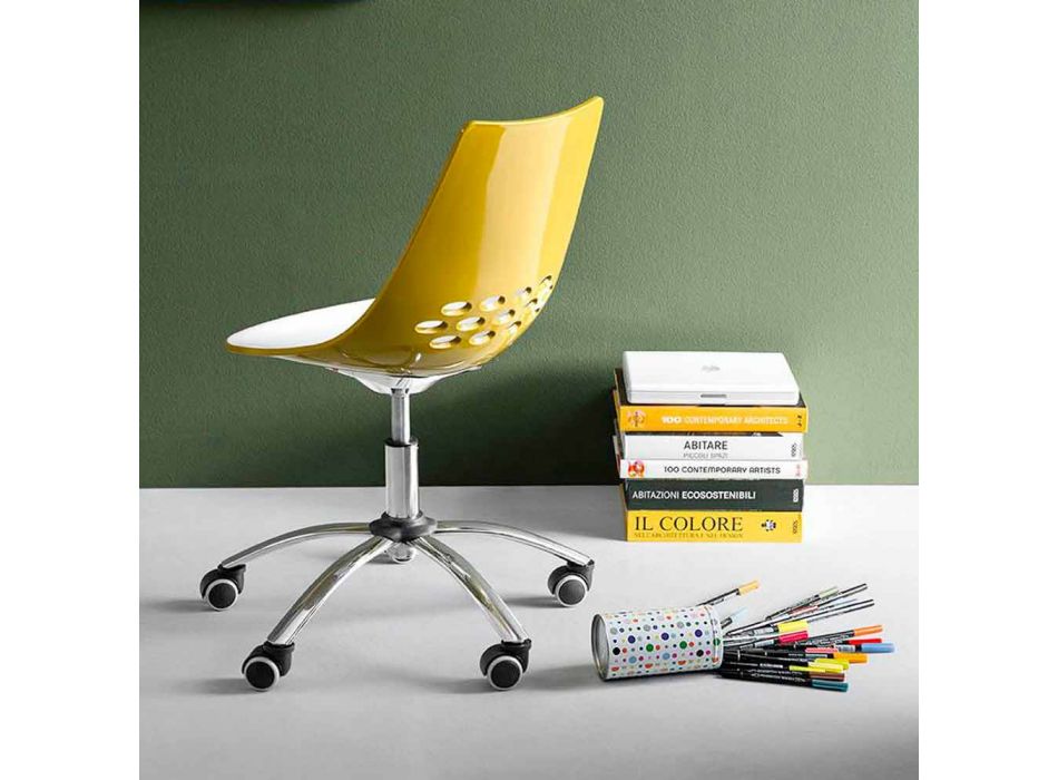 Connubia Calligaris Jam modern office swivel chair, 2 pieces Viadurini
