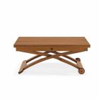 Connubia Calligaris Mascotte wooden coffee table adjustable in height Viadurini