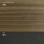 Extendable Console 150 cm in Metal and Melamine Made in Italy - Flap Viadurini