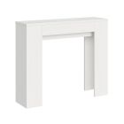 Extendable Console to 181 cm in Made in Italy Melamine Panels - Drago Viadurini