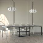 Console extendable to 300 cm with 2 shelves Made in Italy - Sirena Viadurini