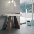 Extendable Console to 300 cm with Bear Finish Legs Made in Italy - Destino