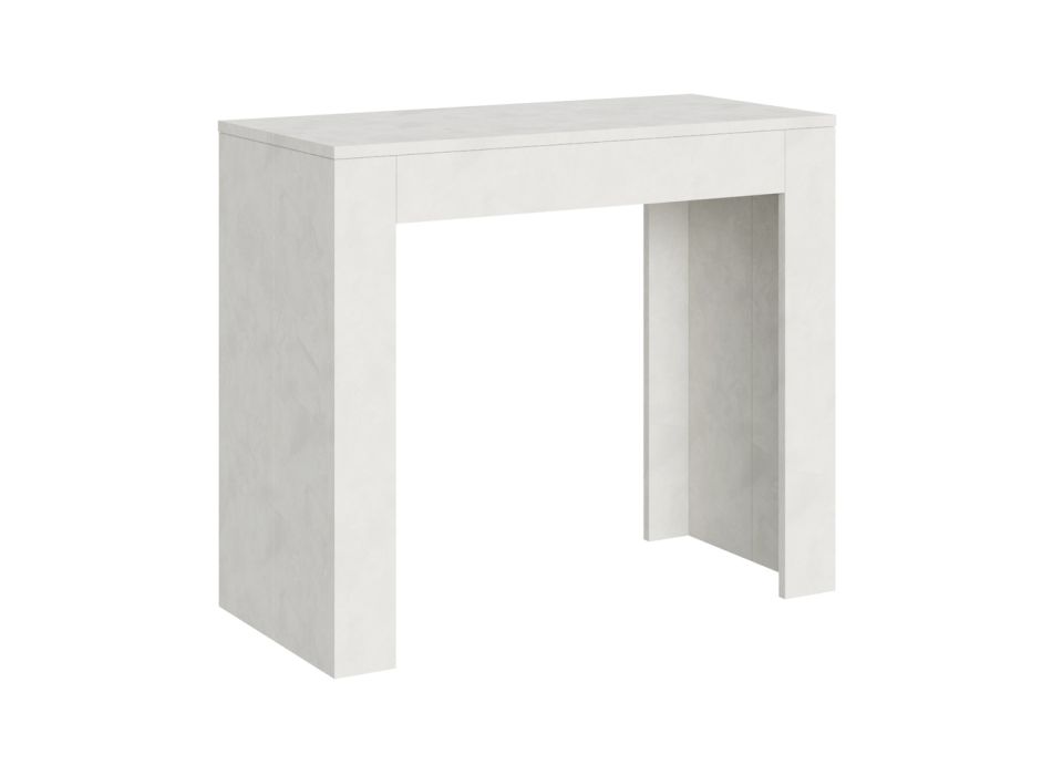 Extendable Console to 302 cm White or Anthracite Finish Made in Italy - Vampiro Viadurini