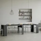 Extendable Console to 308 cm with Central Support Made in Italy - Oracle Viadurini