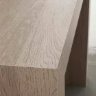 Extendable console up to 295 cm in Uri folding melamine Viadurini