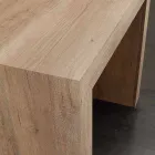 Extendable console up to 295 cm in Uri folding melamine Viadurini