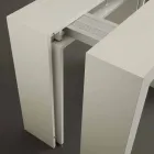 Extendable console up to 295 cm in Uri folding melamine Viadurini