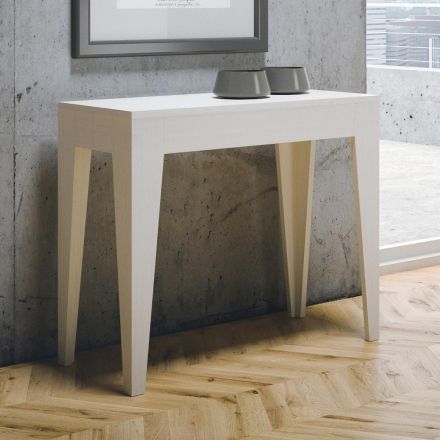 Classic Console Extendable to 3 m in Melamine Wood Made in Italy - Argelia Viadurini