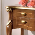 Classic Wooden Console 3 or 5 Luxury Drawers Made in Italy - London Viadurini