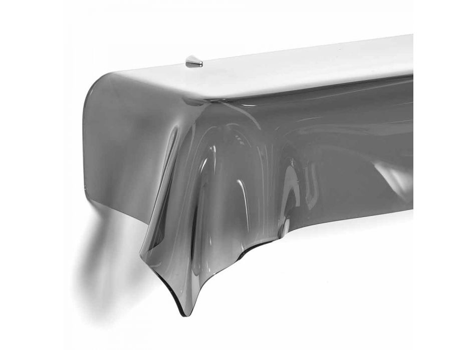 Contemporary design plexiglass design console. draped Wish Viadurini