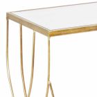 Elegant Console in Steel and Glass of Modern Design and Glamor 2 Pieces - Irene Viadurini