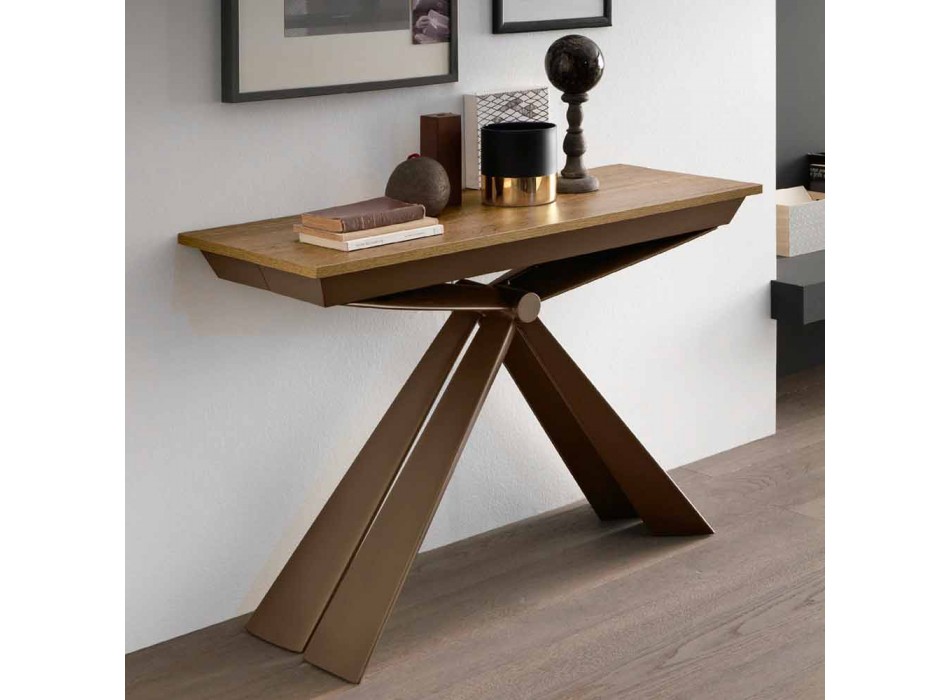 Design Table Console Convertible Into A, Console Dining Table Convertible Uk