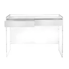 Console Table in Three Finishes Made of Plexiglass Made in Italy - Fedra Viadurini